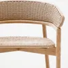 Sillón Arinella de madera maciza de acacia acabado tono natural y cuerda beige FSC 100% en Beige, Marrón, Natural - Butacas, banquetas y puffs, Uruguay | Kavehome, vista 7 de 10