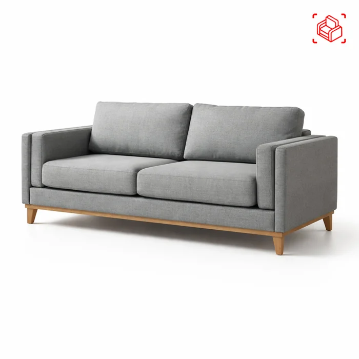 Sillón 3 Cuerpos Tela-premium Gris Luxor Premium Easy Clean Gris Osc en Gris - Sillones y sofás, Uruguay | Divino, vista 7