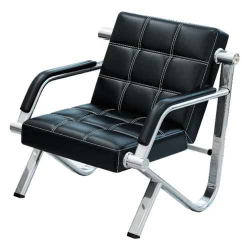 Silla escritorio BRUSELAS – Eco-cuero en Negro - Escritorios y sillas de escritorio, Uruguay | Igoa
