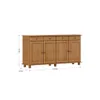 BARGUE?O RUBI 4 PUERTAS 4 CAJONES 8929 FN FREIJO - Muebles para TV, Uruguay | Rosas Hermanos, vista 3 de 4