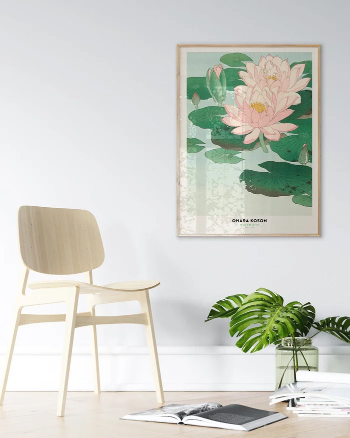 Ohara Koson - Water Lily - Láminas, Uruguay | La Cuadrería, vista 2