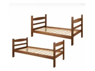 Cucheta Atenas Nogal en Marrón - Dormitorio, Uruguay | Que Sal Muebleria, vista 2