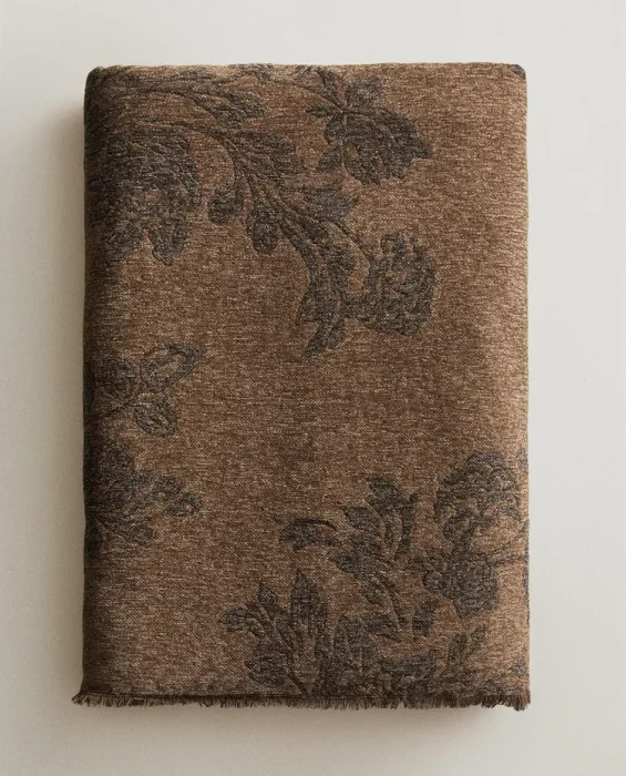 MANTA CHENILLA JACQUARD - Textiles, Uruguay | Zara Home