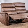 Sillón Reclinable 3 Cuerpos Benson Choco - Chocolate en Marrón - Sillones y sofás, Uruguay | Aihaus, vista 4 de 5