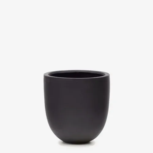 Macetero Aiguablava de cemento - negro Ø 56 cm en Negro - Muebles para el exterior, Uruguay | Kavehome