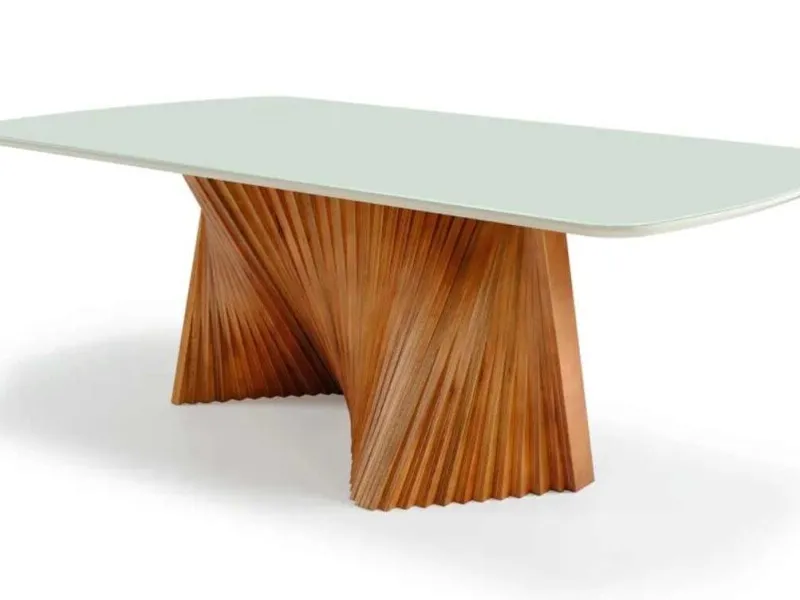Mesa MALVA 2.20m Off White en Mesa MALVA 2.20m Off White - Mesas de comedor, Uruguay | Finkel