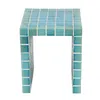 Mesa Lateral Ceramica Celeste Ilios Turquesa en Azul - Mesas de living, Uruguay | Divino, vista 3 de 4