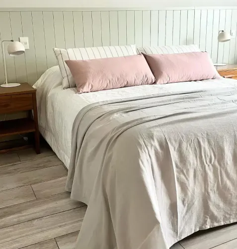 Pack Dormitorio en Gris - Textiles, Uruguay | Decilo con Alma
