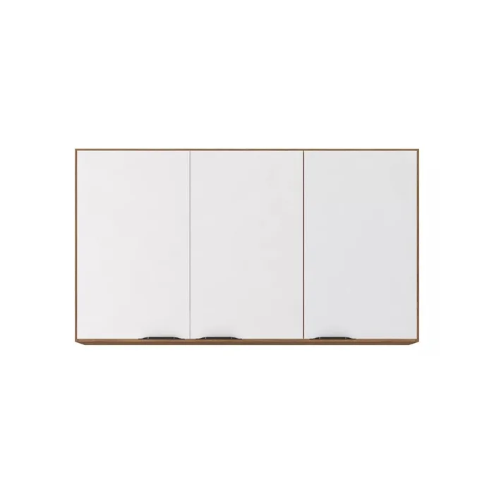 Mueble Aereo Alto De Cocina 3 Puertas Tiradores Metalicos Mdp en Blanco - Muebles, Uruguay | Soy Hogar, vista 2
