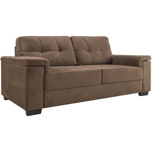 SOFA 3 CUERPOS LUARES CHOCOLATE en Marrón - Sillones y sofás, Uruguay | Alfa Ventas