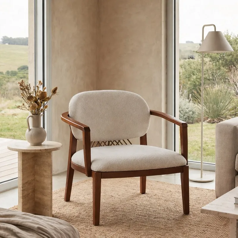 POLTRONA BARI en Madera natural - Muebles, Uruguay | Indrana