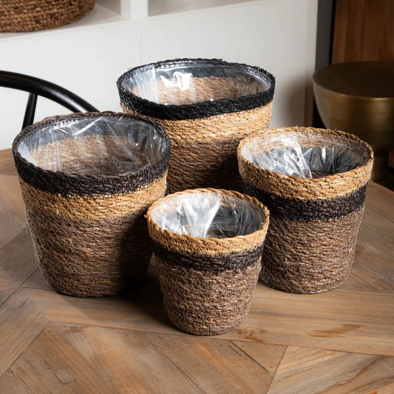 canasto/maceta seagrass, XL - Macetas, Uruguay | Soho Deco
