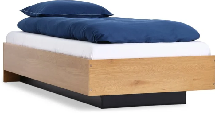 Estructura cama ELLINGE 1 Plaza 90x190 almac roble en Madera natural - Dormitorio, Uruguay | JYSK
