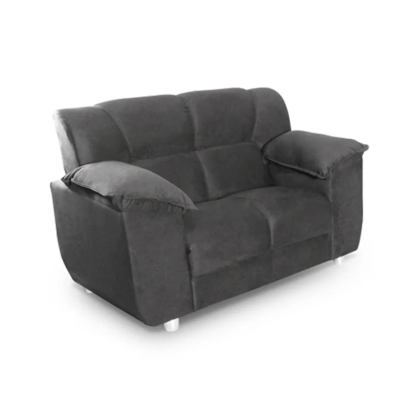 Sofá 2 Cuerpos Aguai Gris en Gris - Sillones y sofás, Uruguay | Soy Hogar