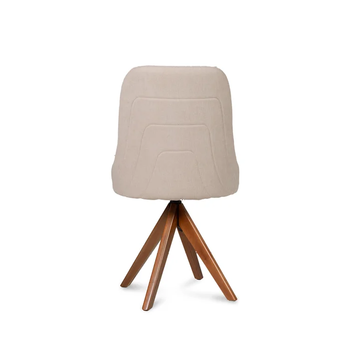 Silla Giratoria Valentina 143 - Tela Microfibra - 228 (Beige) en Beige - Butacas, banquetas y puffs, Uruguay | NYR, vista 2