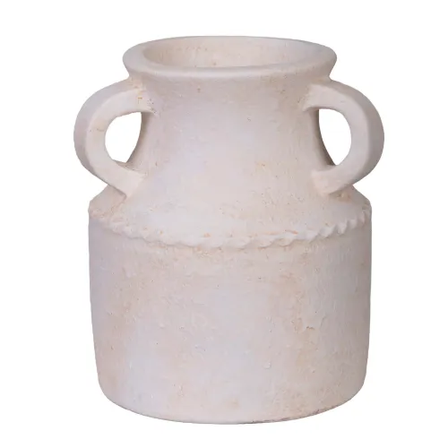 Jarrón 431070, Crema Natural/beige Cerámica 43,107 en Beige - Jarrones, Uruguay | Divino