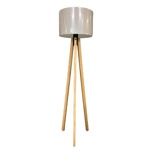Lámpara de Pie Apollo con Pantalla Lino Beige - Lámparas de pie, Uruguay | Berna home