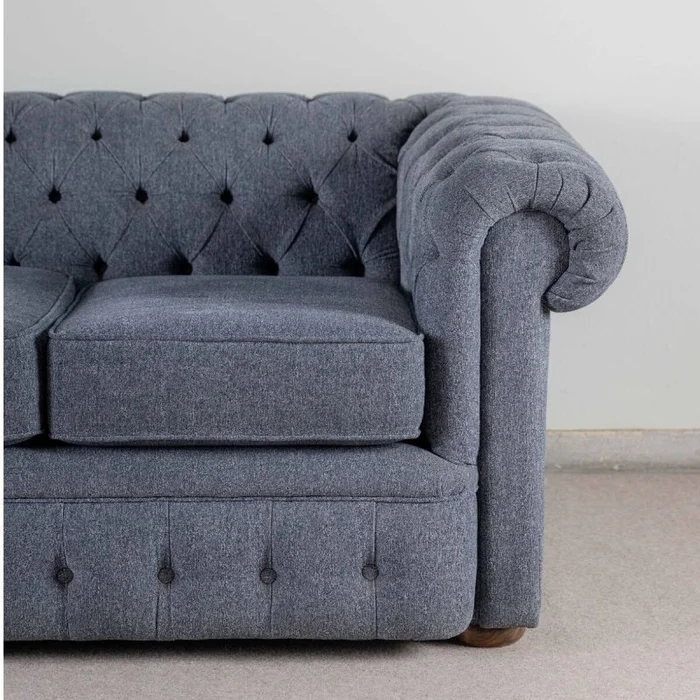 Sofá Chesterfield en Azul - Sillones y sofás, Uruguay | Fábrica Italiana, vista 2