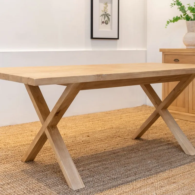 Mesa Comedor Stella Cruz en Madera natural - Mesas de comedor, Uruguay | Marvic
