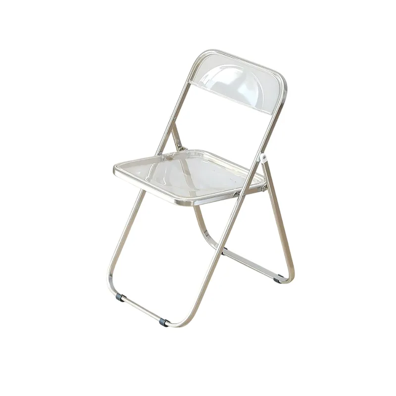 Silla Plia Plegable Acrílico y Aluminio - Transparente - Sillas, Uruguay | Berna home