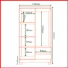 Ropero 4 puertas – Santiago RG120 - Roperos y placares, Uruguay | Punto Unión, vista 6 de 8