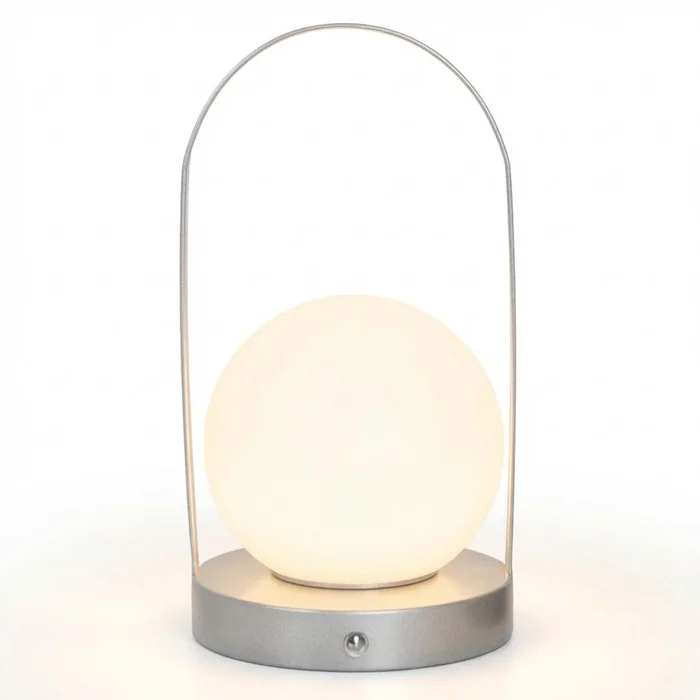 Lámpara Led Metal Gris Lt95076 en Gris - Lámparas de mesa, Uruguay | Divino, vista 2