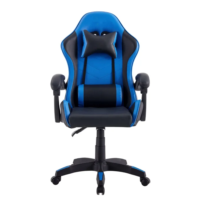 SILLA DE ESCRITORIO GAMER MAX  AZUL/NEGRO 259841001 en Azul - Escritorios y sillas de escritorio, Uruguay | Rosas Hermanos, vista 2