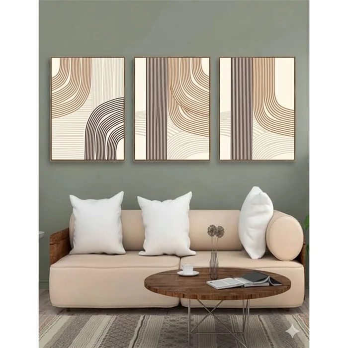 CUADRO CANVAS 30x40cm MARCO LINEAS 1 en Multicolor - Decoración de pared, Uruguay | Decohogar, vista 2