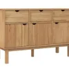 Aparador 3P y 3C Mel/Gris Linea Nordica en Madera Maciza - Comedor, Uruguay | Que Sal Muebleria, vista 14 de 16