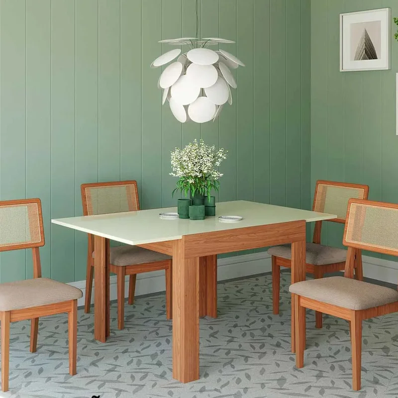 Mesa de Comedor Extensible 90CM - Linea Sofia 100% MDF en Madera natural - Mesas de comedor, Uruguay | Balton, vista 5