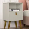 LINEA- MESA DE LUZ 1 CAJON BUZIOS en Beige - Mesas de luz, Uruguay | Alfa Ventas, vista 3 de 5