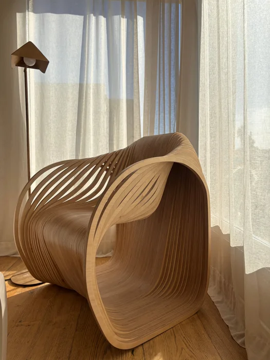 Artemisa en Madera natural - Butacas, banquetas y puffs, Uruguay | La Pieza, vista 11