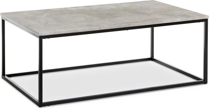 Mesa de centro DOKKEDAL 75x115 hormigón en Negro - Mesas de arrimo, Uruguay | JYSK