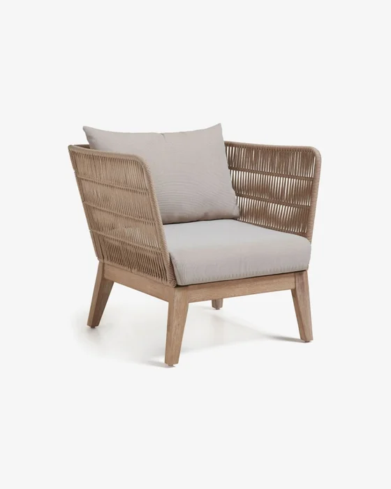 Butaca Belleny en Beige, Natural - Butacas, banquetas y puffs, Uruguay | Kavehome