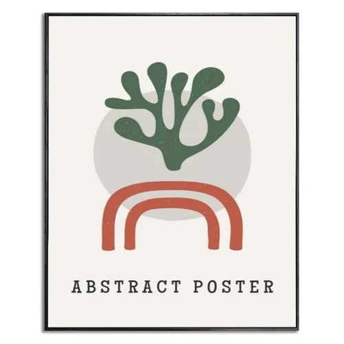 CUADRO CANVAS 40x50cm MARCO ABSTRACT POSTER - Decoración de pared, Uruguay | Decohogar