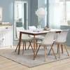 Mesa de comedor JEGIND 80x130 roble/blanco en Blanco/roble - Mesas de comedor, Uruguay | JYSK, vista 3 de 5