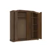 Ropero Madera 4 Puertas Nogal Curvo Rustico en Marrón - Roperos y placares, Uruguay | Albanés, vista 2 de 2
