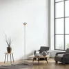 LAMPARA DE PIE ANILLO PLATA DIMERIZABLE Y CCT 9W CON CONTROL - 140CM en Plateado - Lámparas de pie, Uruguay | Iluminica, vista 2 de 5