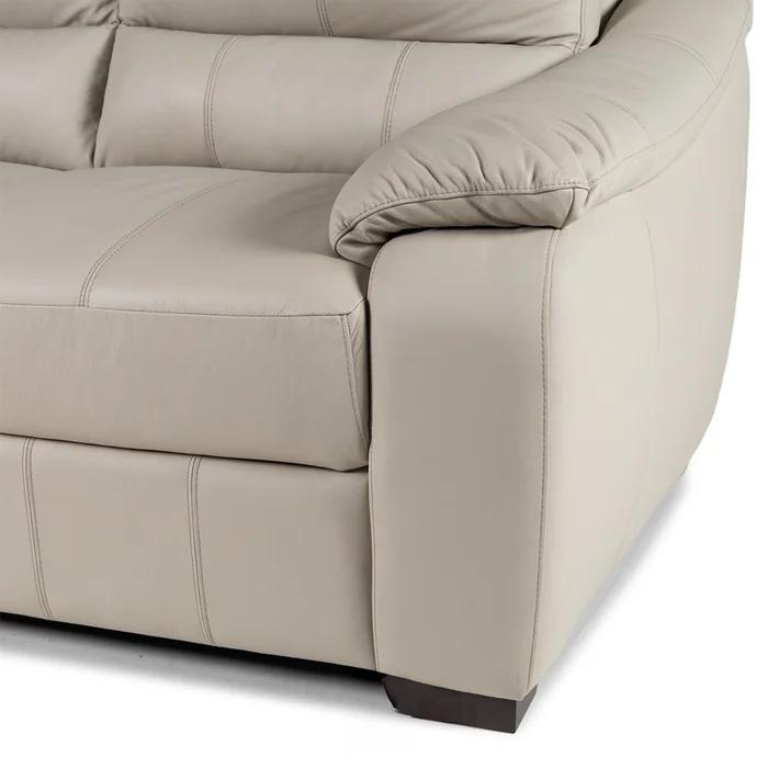 Sofá Portofino - Cuero Básico - 2 cuerpos - Arena - (Preventa) en Beige - Sillones y sofás, Uruguay | Nyr, vista 6