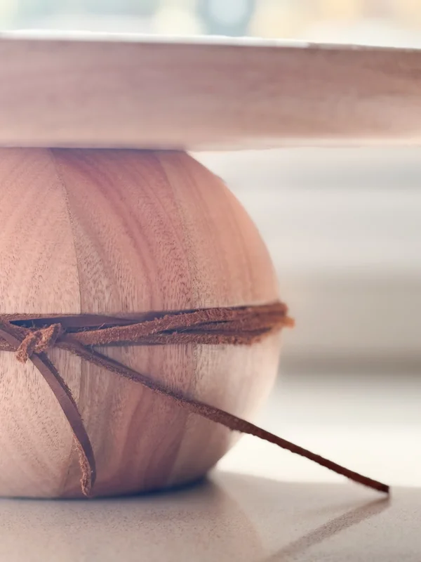 Pie de torta pelota y nudo en cuero - Decoración, Uruguay | Dreams On Time, vista 15