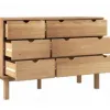 Comoda 6C Mel/Gris Linea Nordica en Madera Maciza - Cómodas, Uruguay | Que Sal Muebleria, vista 12 de 15