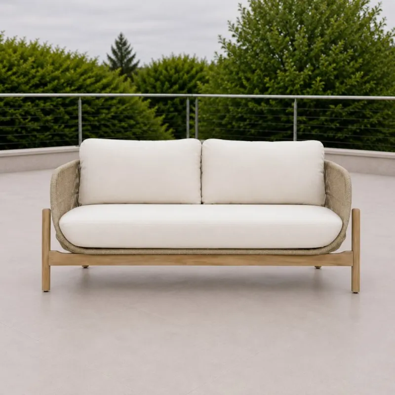 Talara Sillón Dos Cuerpos en Madera natural - Muebles para el exterior, Uruguay | Aihaus