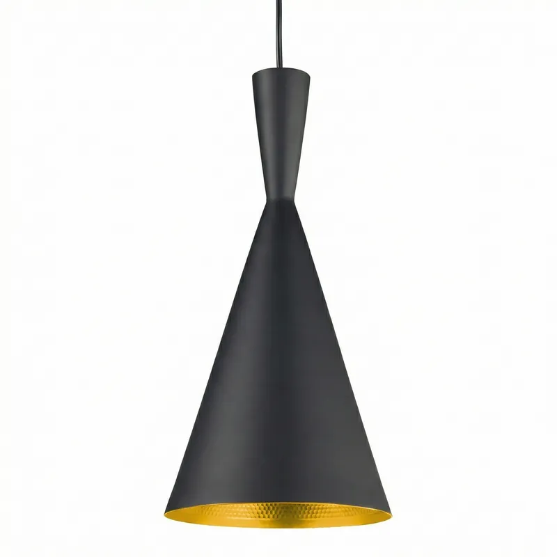 Lámpara colgante Apex Gold en Negro - Lámparas colgantes, Uruguay | La Perla
