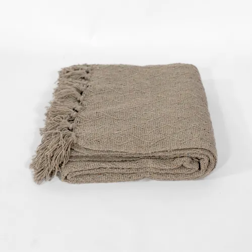 Manta Roma - Taupe / Mink / Vison en Beige - Textiles, Uruguay | Indian