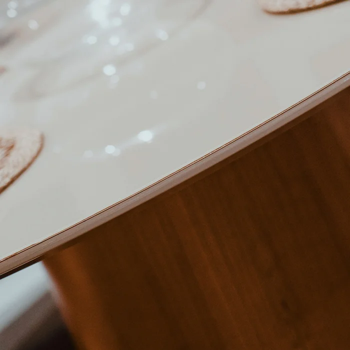 Mesa de Comedor Ana - Redonda - Línea Nevada - Blanco en Blanco - Mesas de comedor, Uruguay | Ecowood, vista 6