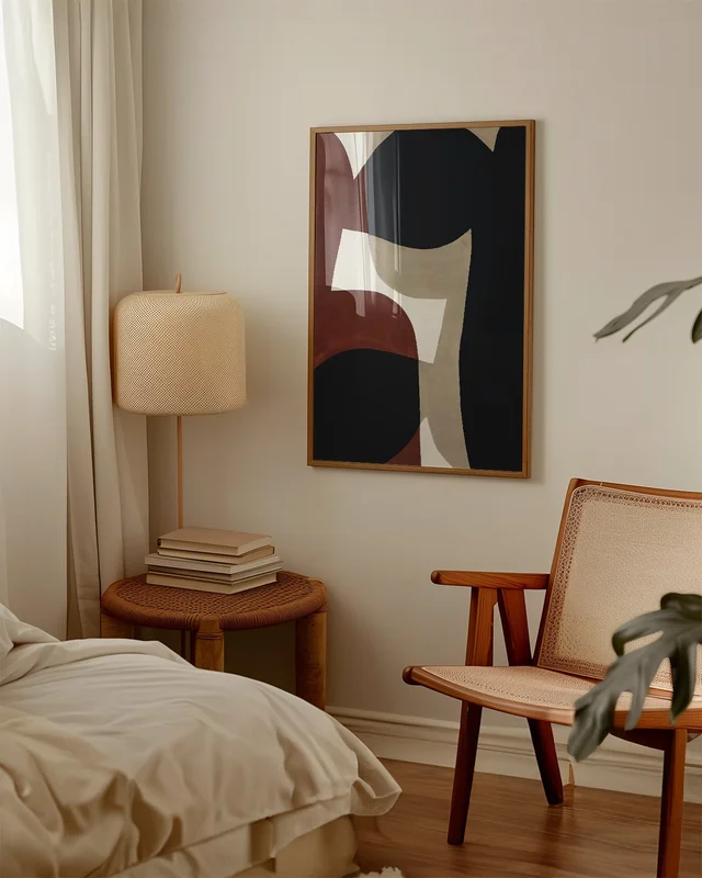 Abstractos Neutros - Serie N.09 en Multicolor - Láminas, Uruguay | La Cuadrería, vista 4