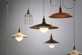 Vintage Brown con bombilla Redonda en Marrón - Lámparas colgantes, Uruguay | Darko Lighting, vista 3