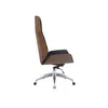 Asiento Gerencial Alto Madera-y-pu Negro Confort en Negro - Escritorios y sillas de escritorio, Uruguay | Divino, vista 3 de 4