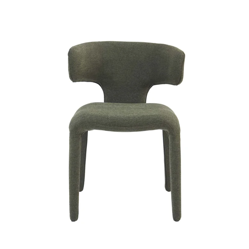 Silla De Comedor Metal-y-tela Verde Beatriz en Verde - Sillas, Uruguay | Divino, vista 3