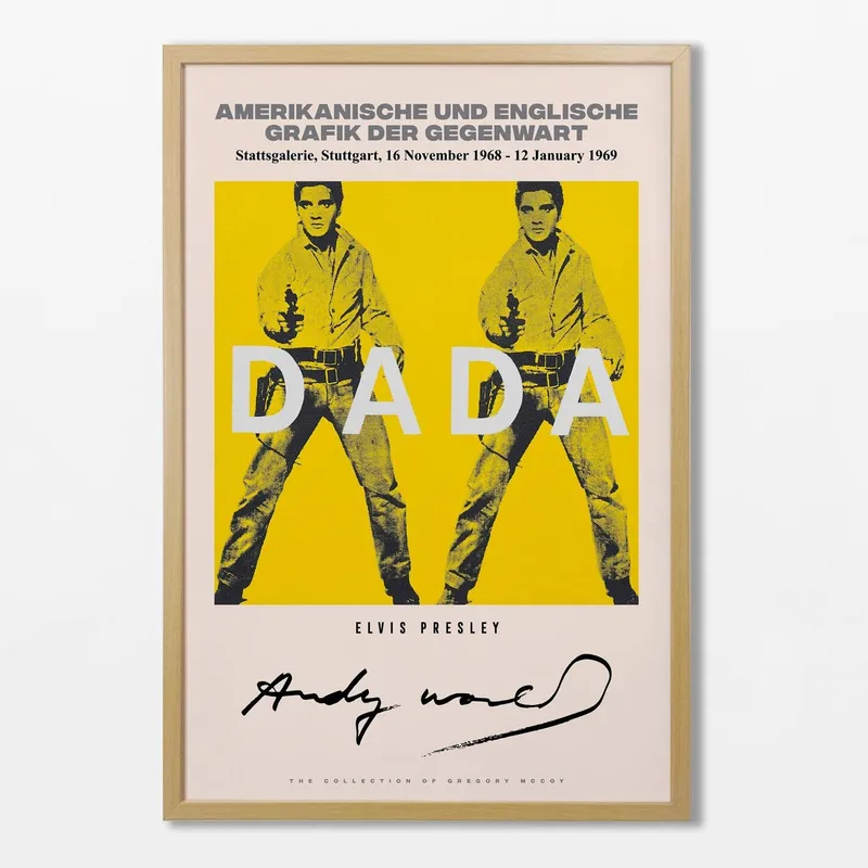 Andy Warhol - Elvis Presley en Amarillo - Láminas, Uruguay | La Cuadrería